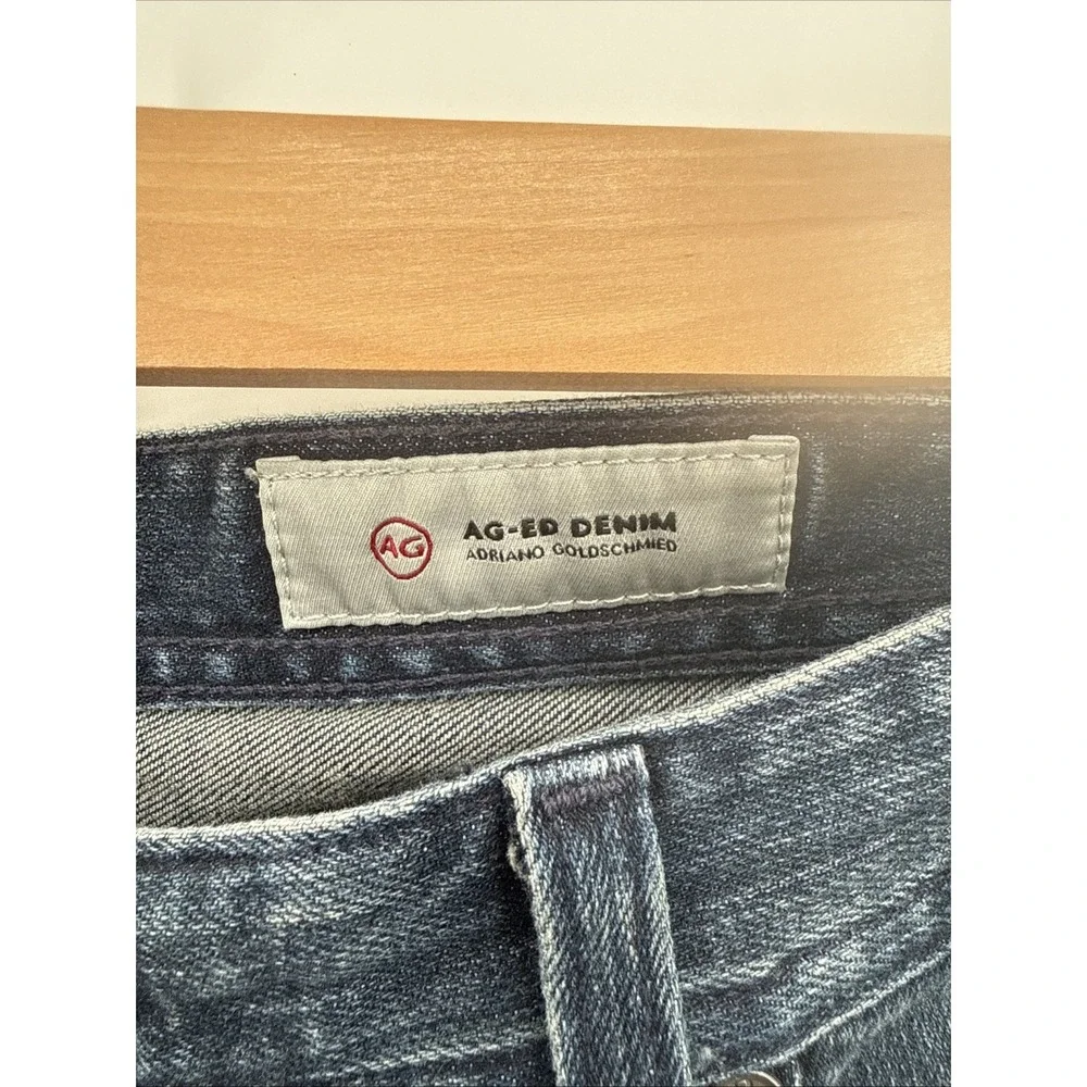 AG Adriano Goldschmied Mens The Everett Slim Straight Jeans Size 34R Stretch